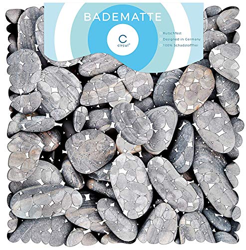 Preisvergleich Produktbild Circul Duschmatte 53 x 53 cm Bedruckt Print Steinoptik