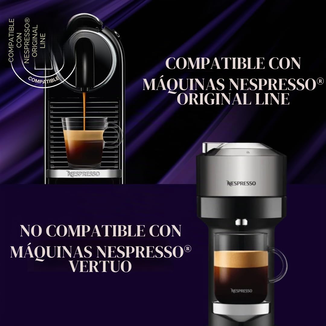 La Natura Lifestyle Caja de Sabores, 80 cápsulas de café y té compatibles con Nespresso, arándano, caramelo miel, café irlandés, malvavisco, avellana, vainilla, coco, té matcha