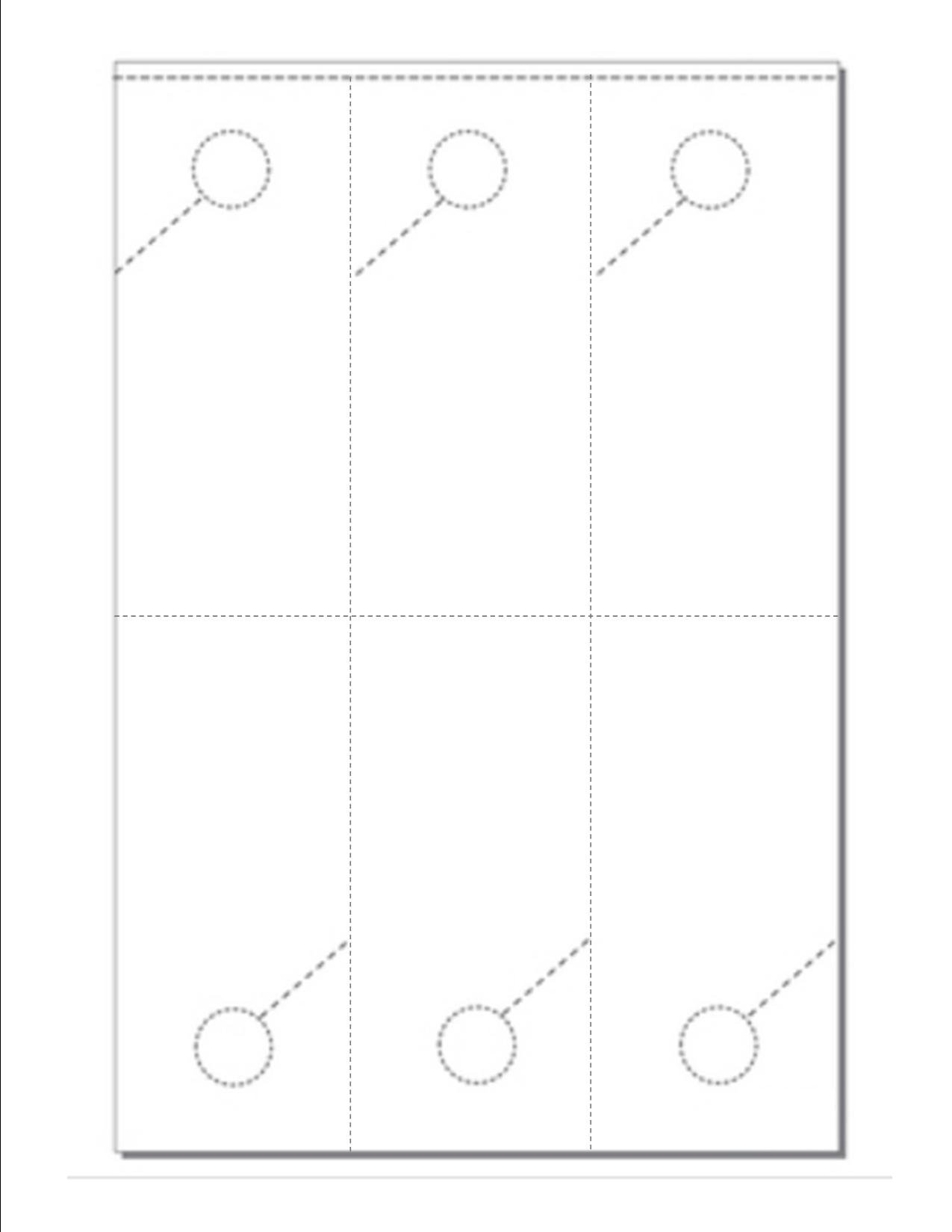 Print-Ready Door Hangers (4" x 8-1/2"), 6-UP, Perfed for Separation, on 18" x 12" White 100lb Hammermill Cover Paper - 100 Sheets (600 Hangers)