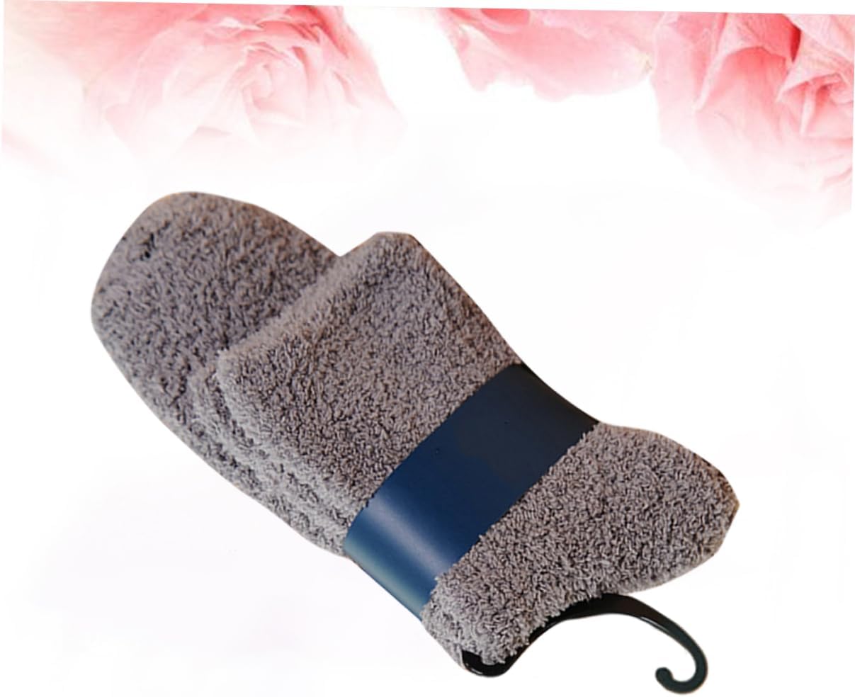 Men's Fluffy Slipper Socks Fuzzy Warm Socks 3 Pairs Solid Color Fleece Thermal Comfortable Home