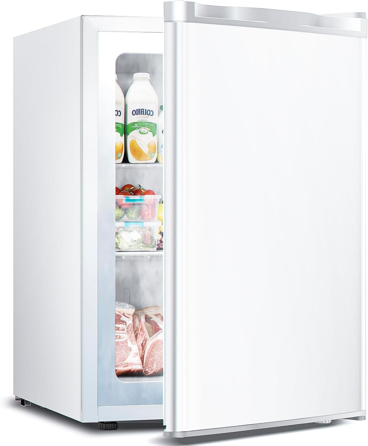 Electactic 3.0 Cu.ft Upright Freezer, Small Mini Freezer