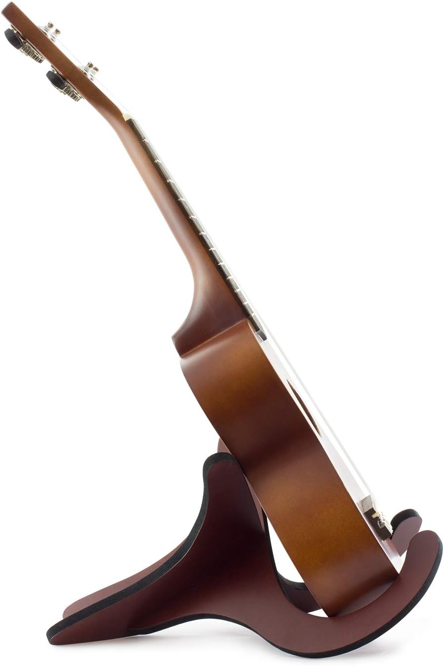 TIGER UAC1-WD Wooden Detachable X-Frame Stand for Ukulele, Mandolin, Banjo and Violin Mahogany