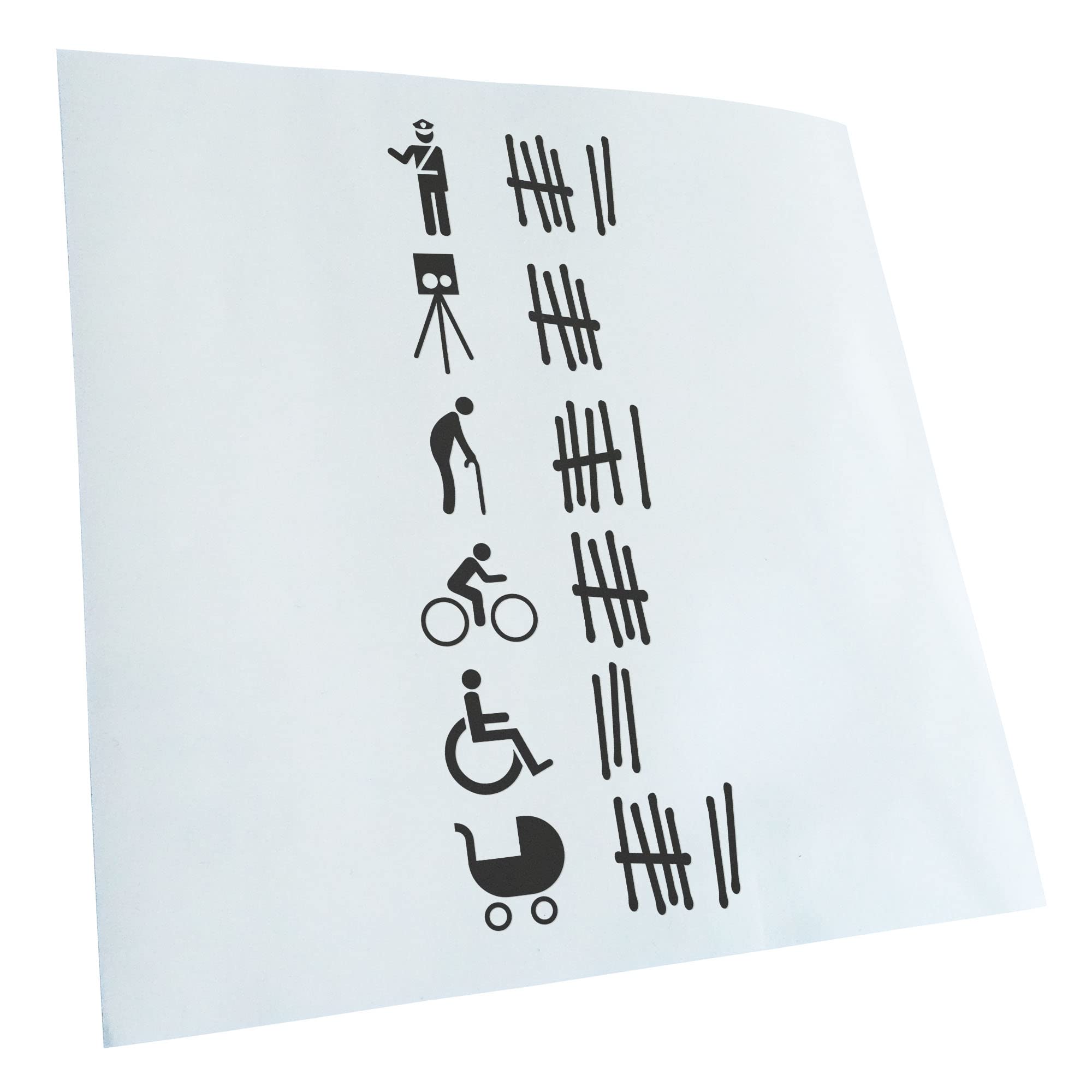 Car Sticker - Quote List Vertical Stickers for Car, Laptop, Bike, Truck, Motorcycle, Multiple Colors, JDM Decal Racing