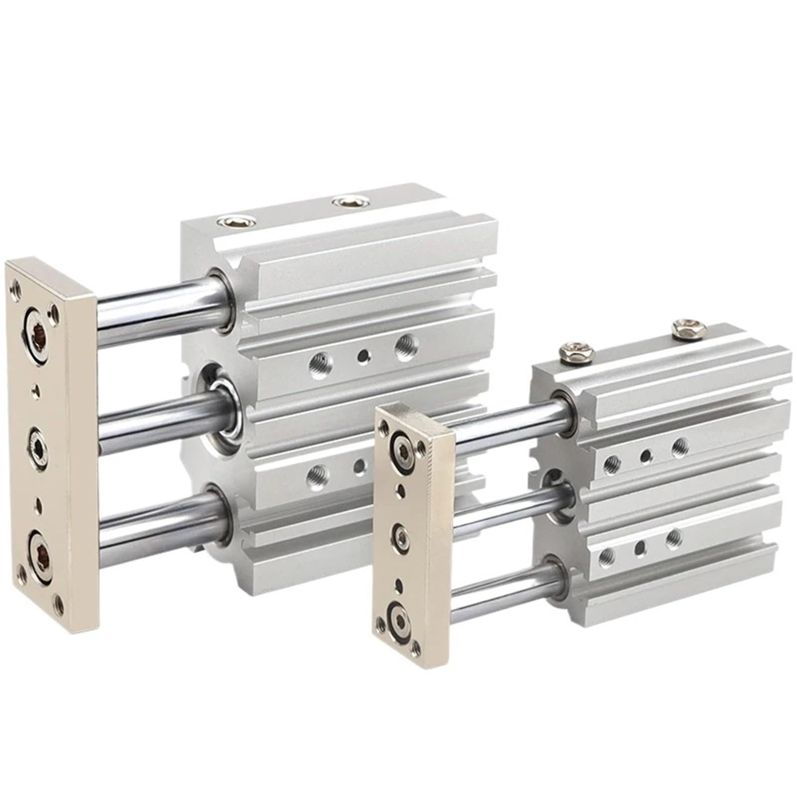 Vérin pneumatique MGPM16 SMC compatible avec course 80mm compact guidé