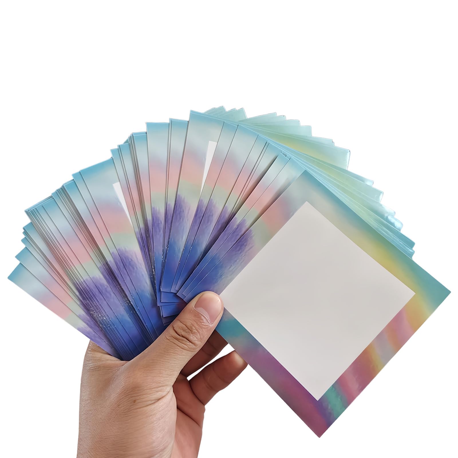 Limtula 12Pieces Paper Frame Dividers for Beads Art Projects with Washable and Foldable Features Multipurpose Crafting Film