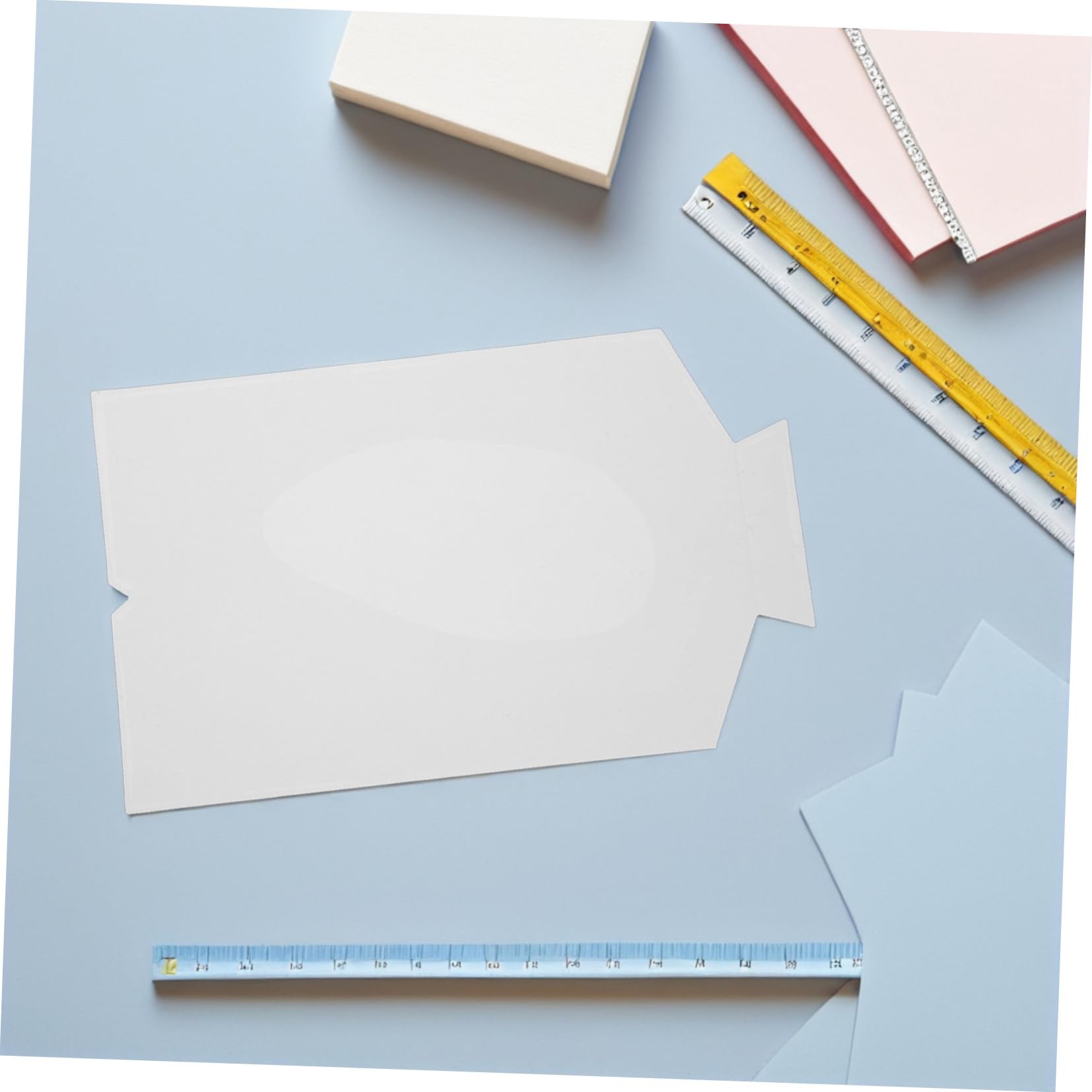 Cabilock 50pcs Inserts de Présentation de Chemises en Carton Blanc, Surface Lisse et Design sans Plis, pour Emballage et Organisation des Vêtements