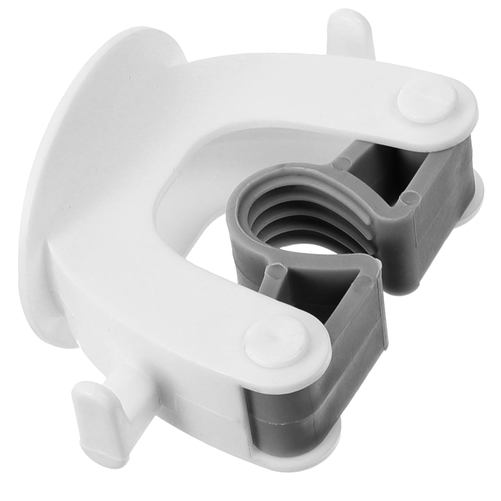 Beavorty 1pc Broom Mop Holder Wall Mounted Drilling Adhesive Hook Heavy Duty Mop Clip for Home Office Restaurant Random Color