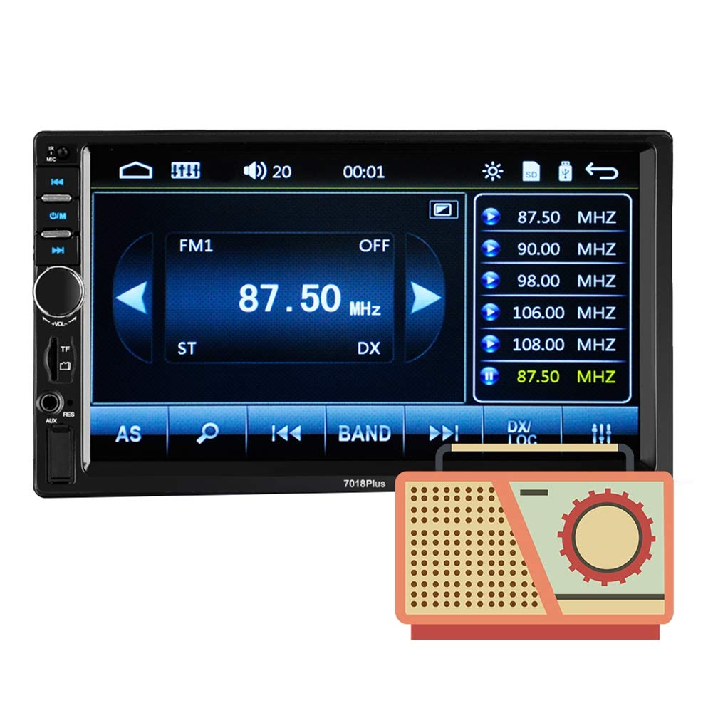 Car MP5 Player 7 Inch HD Touch Screen FM Radio USB