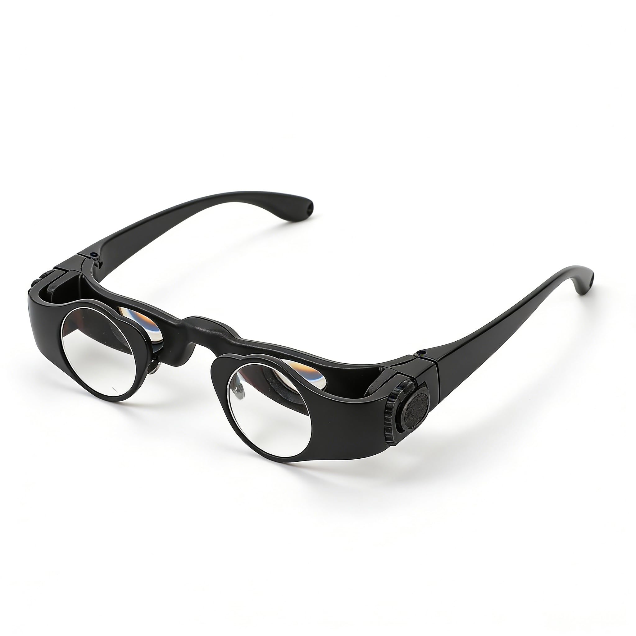 Zunate Gafas binoculares manos para pesca, telescopio de pesca, gafas perezosas, gafas binoculares profesionales con zoom 8X, enfoque manual, filtros CPL para concierto