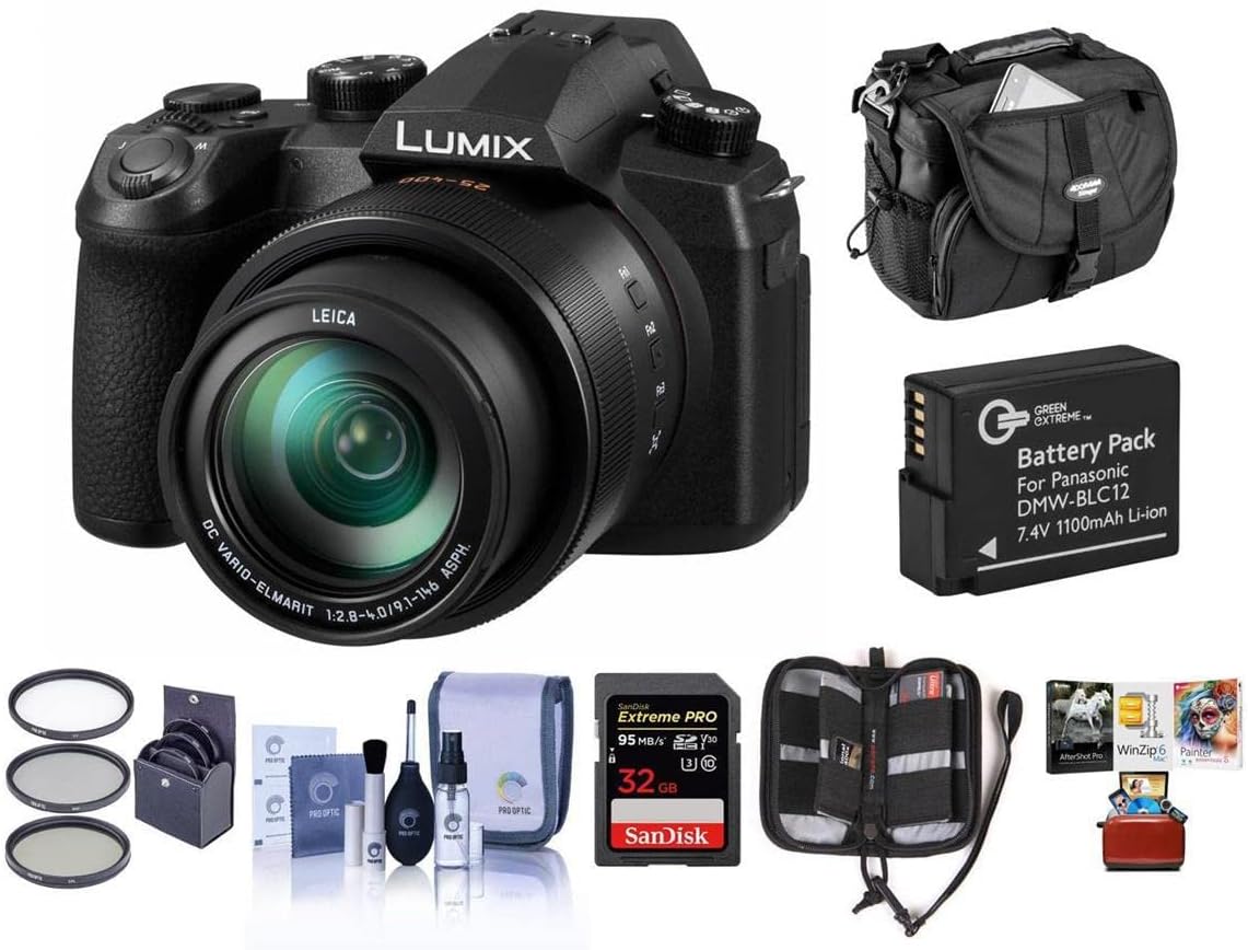 Panasonic Lumix FZ1000 II 20.1MP Digital Camera, 25400mm f