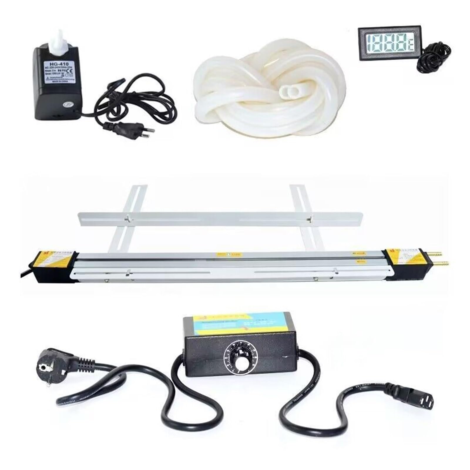Piegatrice Acrilica 125 cm con Staffa e Angolo, Foglio Organico in PVC Riscaldatore