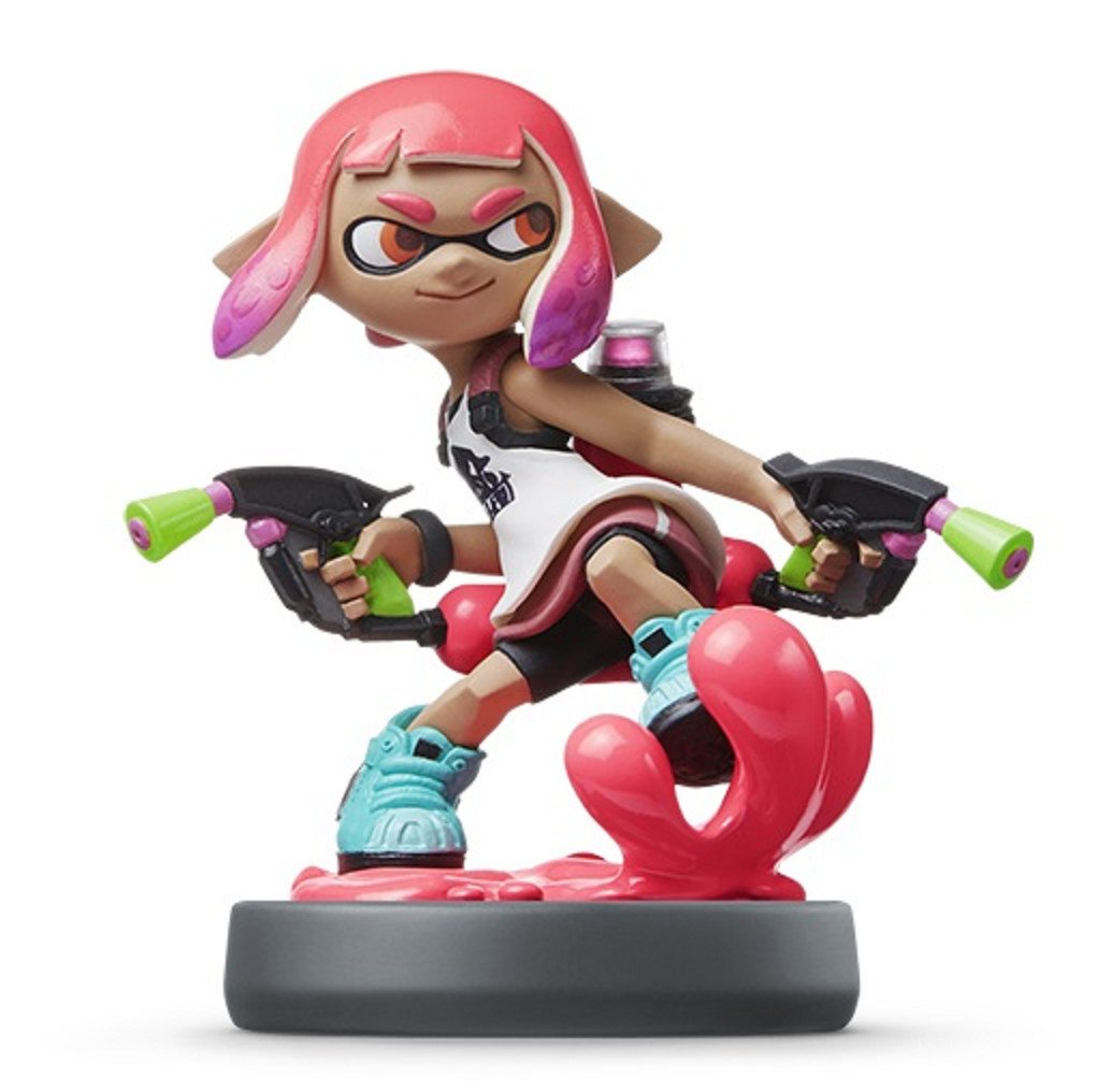 Amazon.com: Nintendo amiibo - Inkling Girl (Neon Pink) (Splatoon 