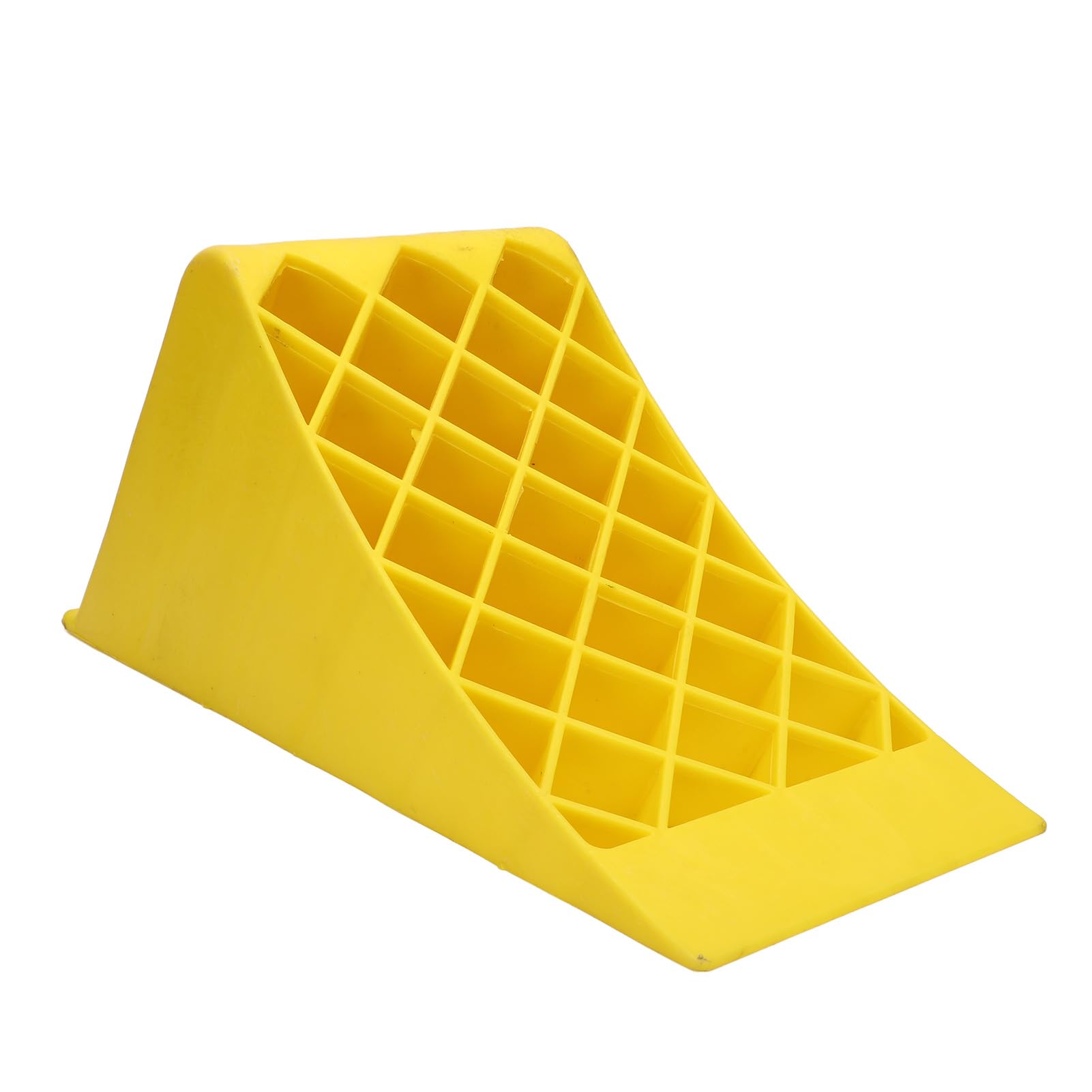 Cunei per Ruote per Carichi Pesanti, Fermaruota in Plastica Premium Ad Alta visibilità Giallo Brillante con Superfici Antiscivolo, per Rimorchi da Viaggio per Auto, Camion, ATV