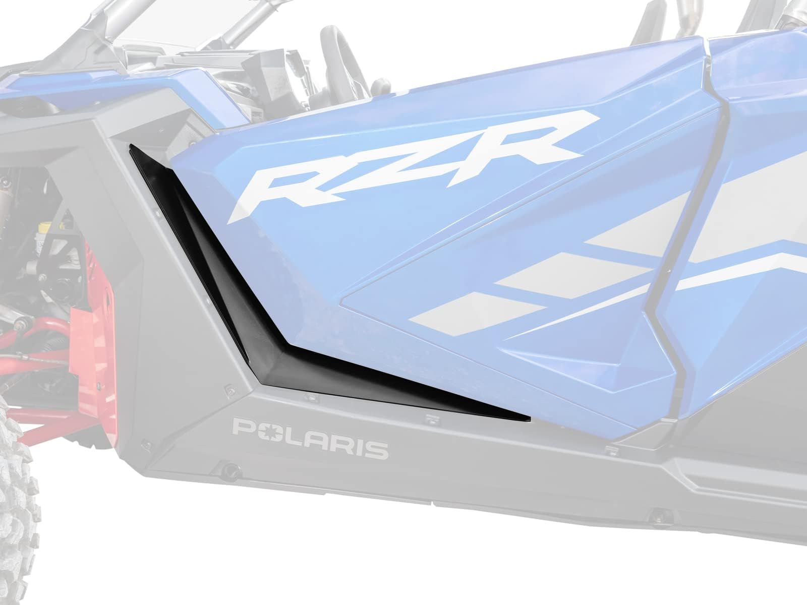 Lower Door Valances Compatible with 2020-2024 Polaris RZR PRO XP 4, 2022-2024 Polaris RZR Pro R 4, 2022-2024 Polaris RZR Turbo R 4, See Fitment, Heavy Duty Aluminum, Seal The Gap