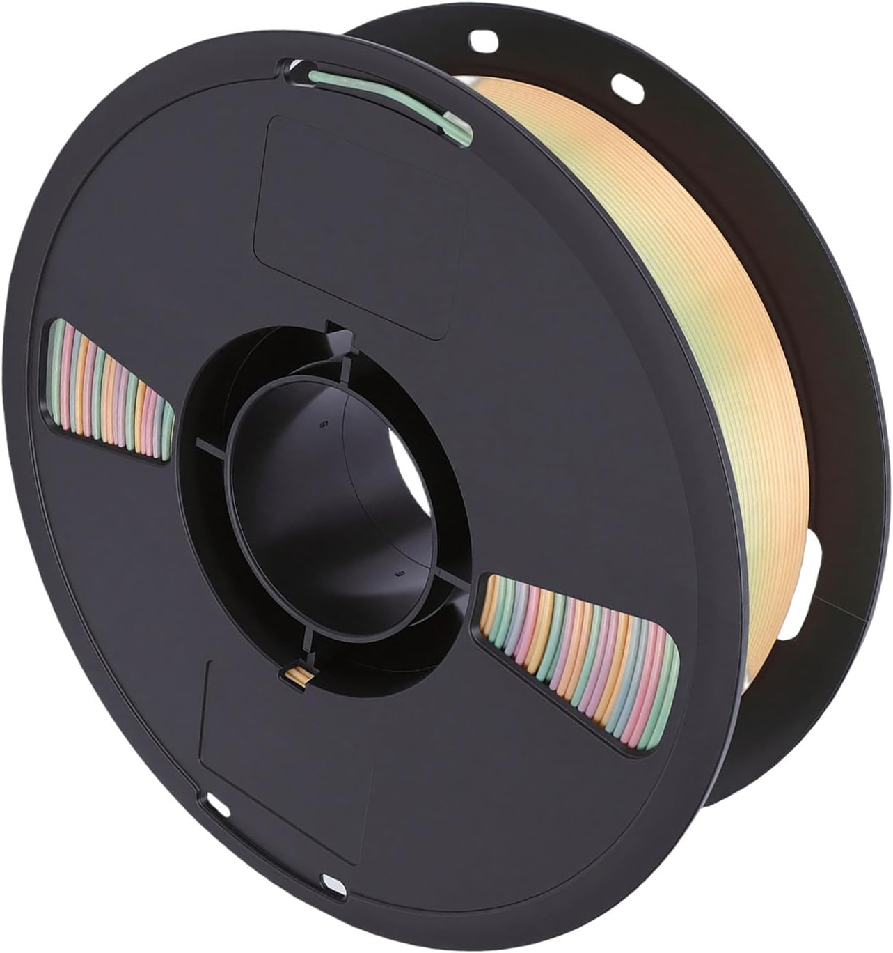 Multicolor Gradient PLA Filament, 3D Printer Filament Bundle, 1.75mm 1KG Printing Supplies PLA Filaments Refill for 3D Printer (Silky Macaron Color)