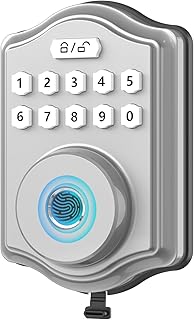 52HZ Fingerprint Door Lock, Keyless Entry Doo...,