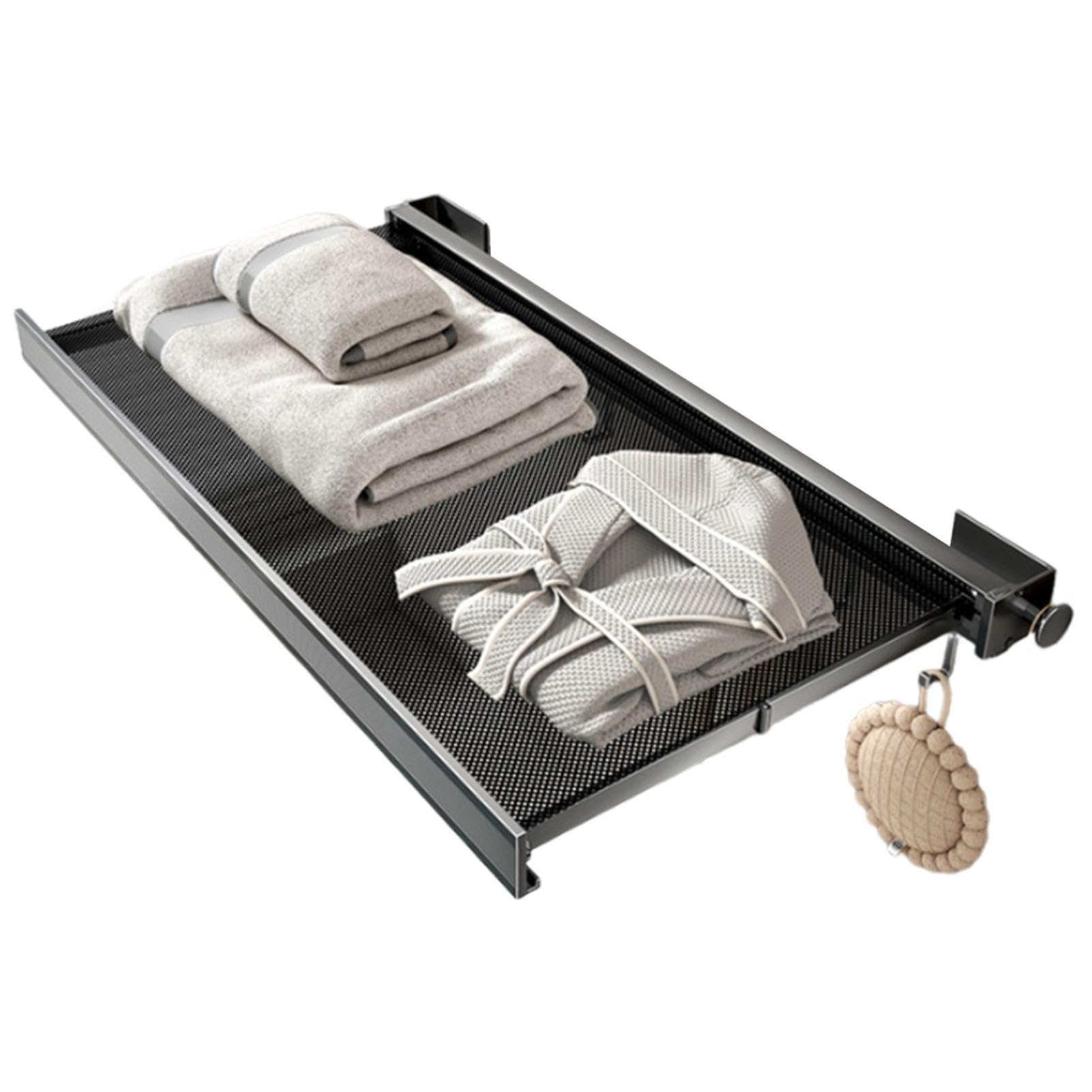 Stendibiancheria da parete, stendibiancheria da parete, supporto per asciugatura a parete con gancio, accessori da bagno, rete per asciugare vestiti, porta asciugamani per biancheria intima