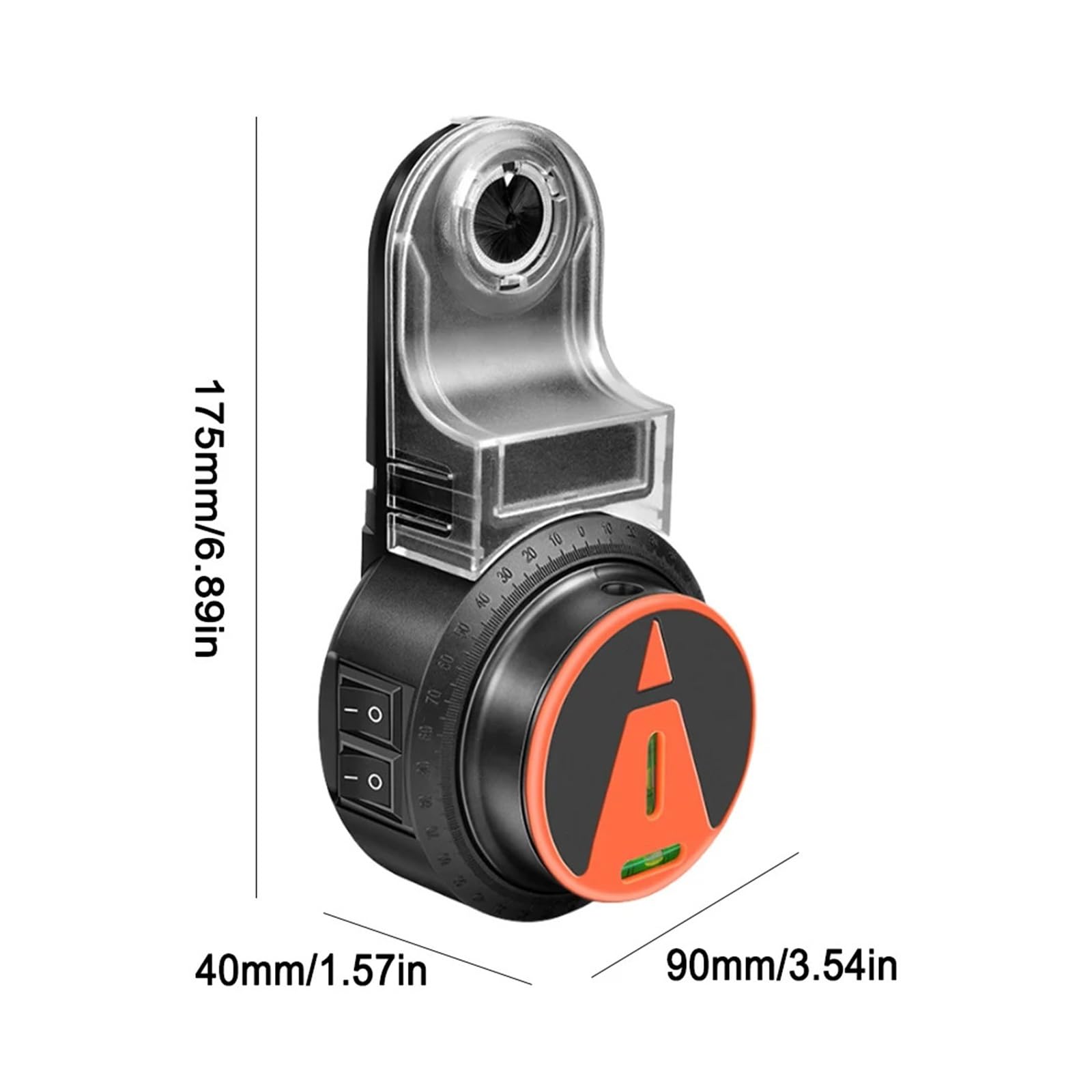 Accesorios de aspiración para taladros eléctricos Herramienta de limpieza del accesorio del colector horizontal de 360° del colector de brocas 2 en 1