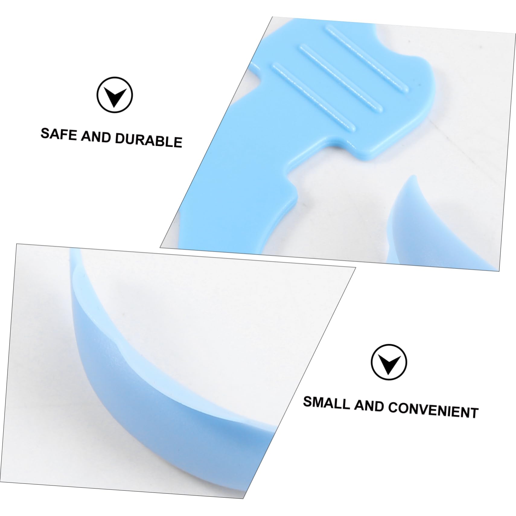 FRCOLOR 20pares Almohadillas De Para Rizado De Pestañas Cepillos y Herramienta Auxiliar Para Perming y Extensiones De Pestañas Color Azul