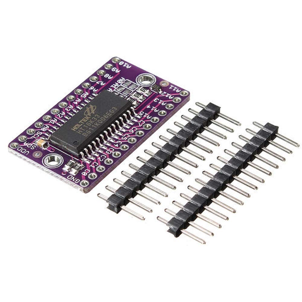 DIY tools, HT16K33 LED Dot Matrix Drive Control Module Digital Tube Driver Development Board