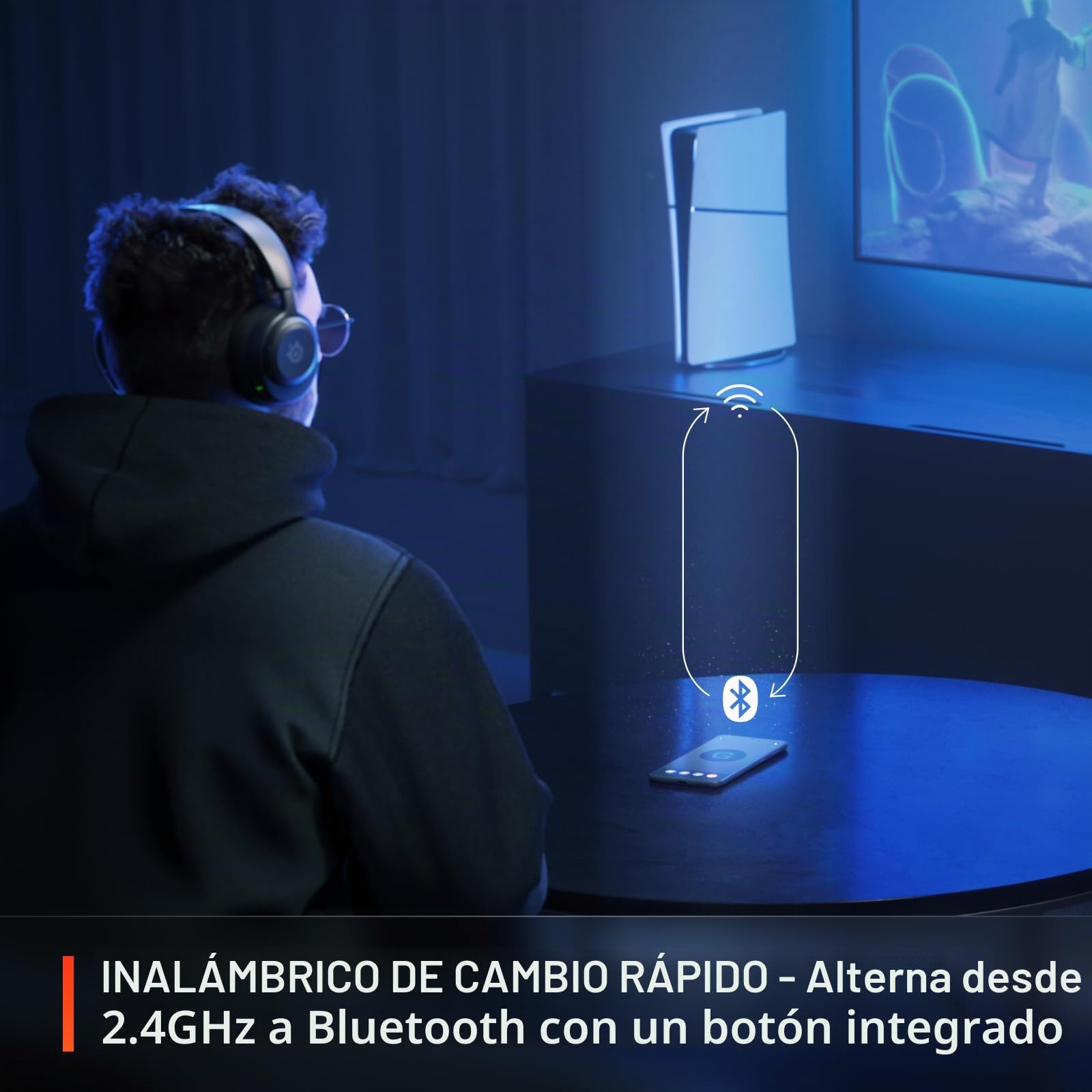 SteelSeries Auriculares con Micrófono Negro