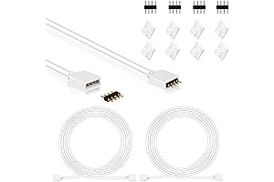 Sunity RGB LED Strip Light Extension Cable