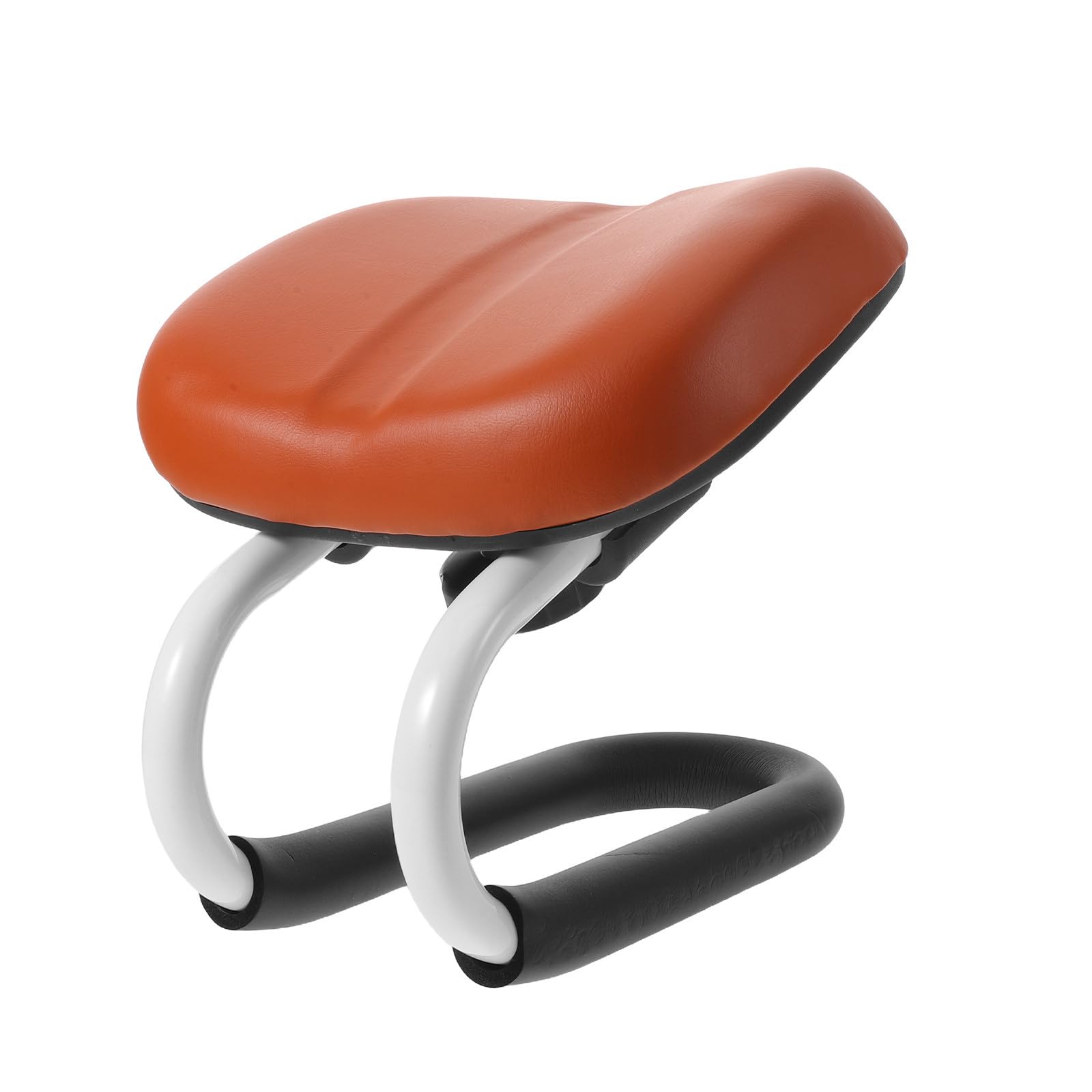 Taburete de meditación ergonómico Vaguelly con cojín ajustable de cuero