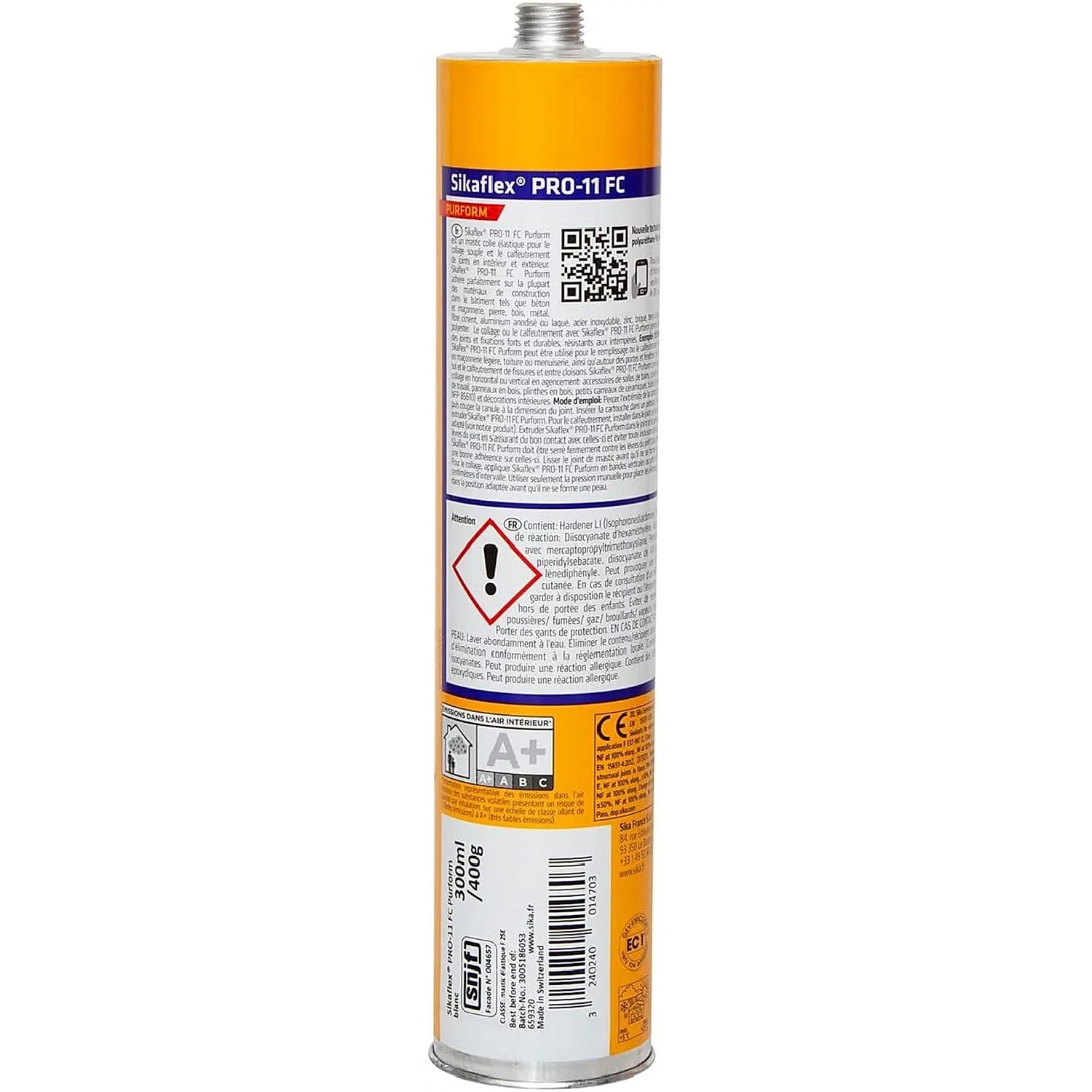 SIKA Sikaflex PRO 11 FC Purform Adhesivo - Negro - 300ml