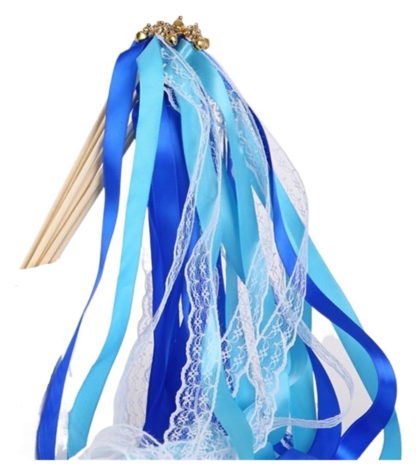 Cintas para bodas decorativas y varitas mágicas con cascabeles para fiesta