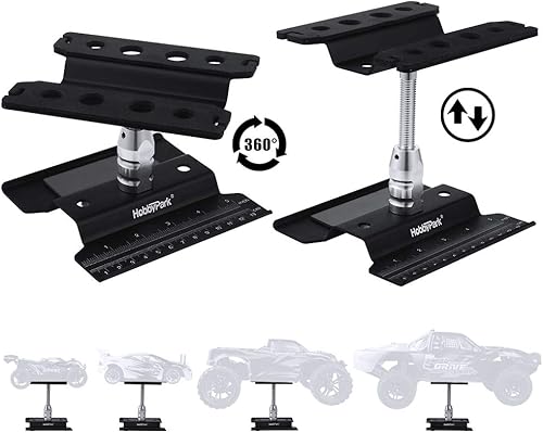 Miniatura 3 de Estación de trabajo de reparación de soporte de trabajo de aluminio con rotación de 360 grados para 110 112 116 118 camión Buggy On Road Touring