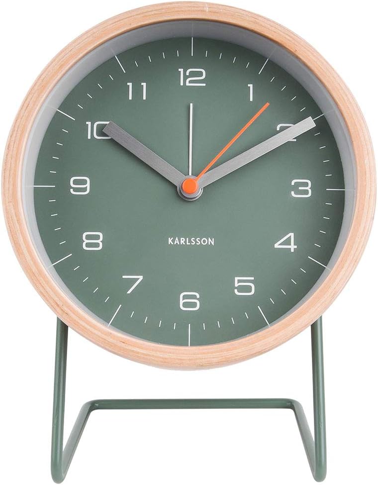 Karlsson Alarm Clocks Silent Alarm Clocks KA5709GR Amazon.co.uk Home