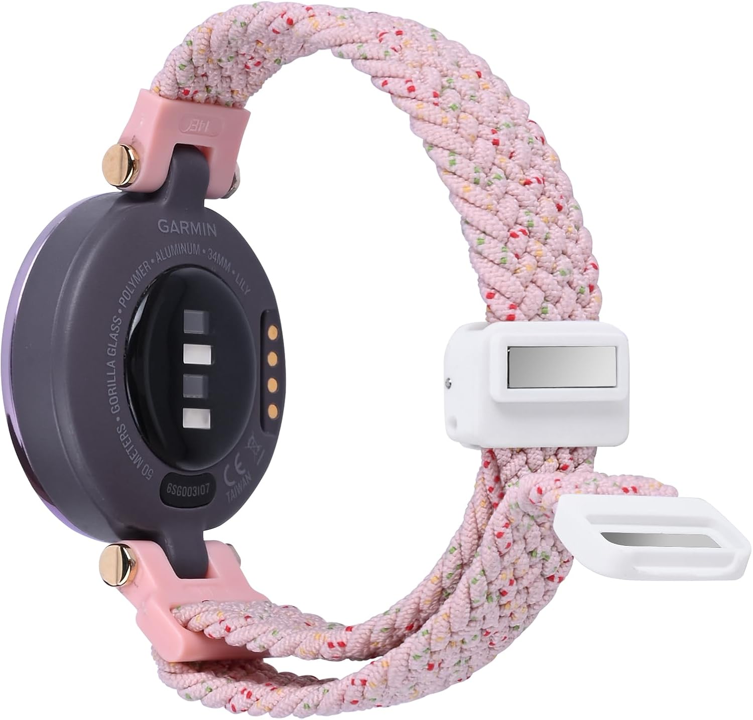 C2D JOY Braided Nylon Band Compatible with Lily/Lily 2 Watchbands Replacement Bands Magnetic Loop for women -Medium(5.0-.8.2inch) image 4