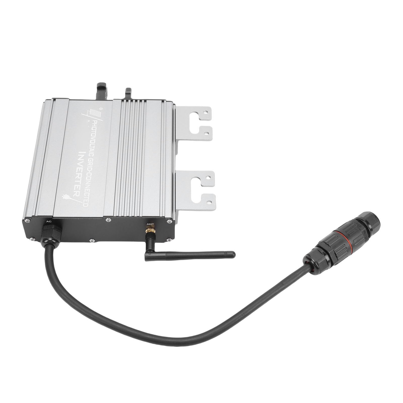 Microinversor de conexión a Red Solar fotovoltaico pequeño Inteligente Inversor Solar Compacto con impermeabilización IP65 Carcasa Resistente de aleación de Aluminio para