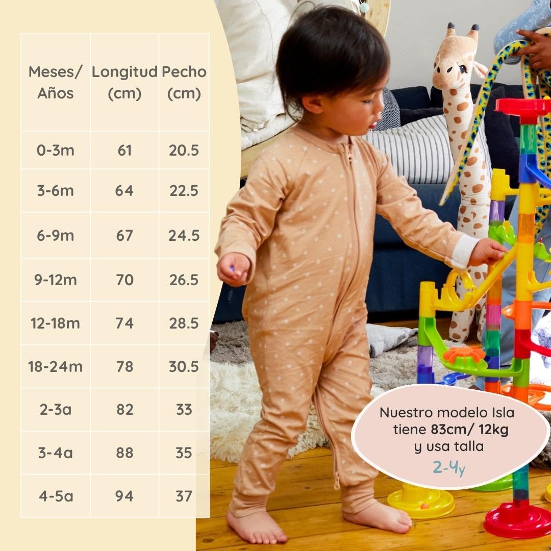 Bramble & Bear Pijama Bebé Niño y Niña (Packs de 2) - Algodón Orgánico. Pijamas Enteros para Bebés Supersuaves — view 5