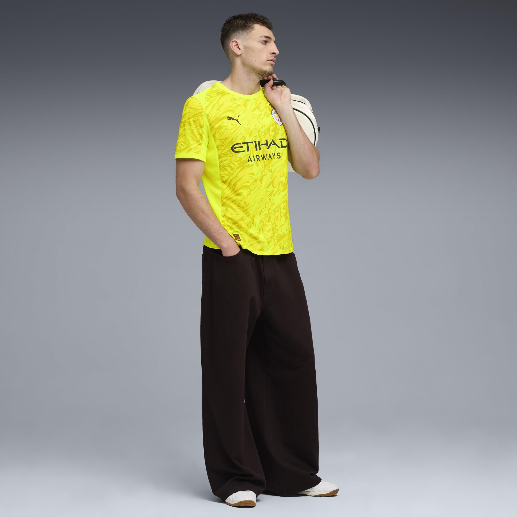 Maillot de Gardien Manchester City FC 2025/26 Homme - Jaune