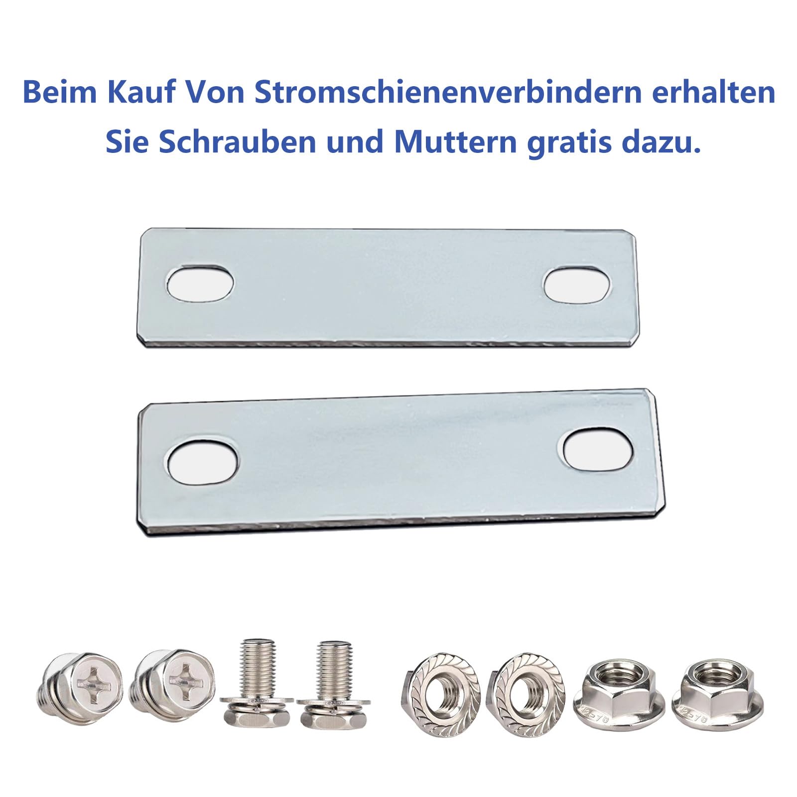 4PCS Pitch Row 2.83IN LIFePO4 busbar Zellen-Busschienenverbinder rot Kupfer vernickelt für Llifepo4-Lithium-Batterien DlY Lifepo4 Cell 3.2V 280Ah; 300ah Lithium Batterie (4, Pitch Row 2.83IN)