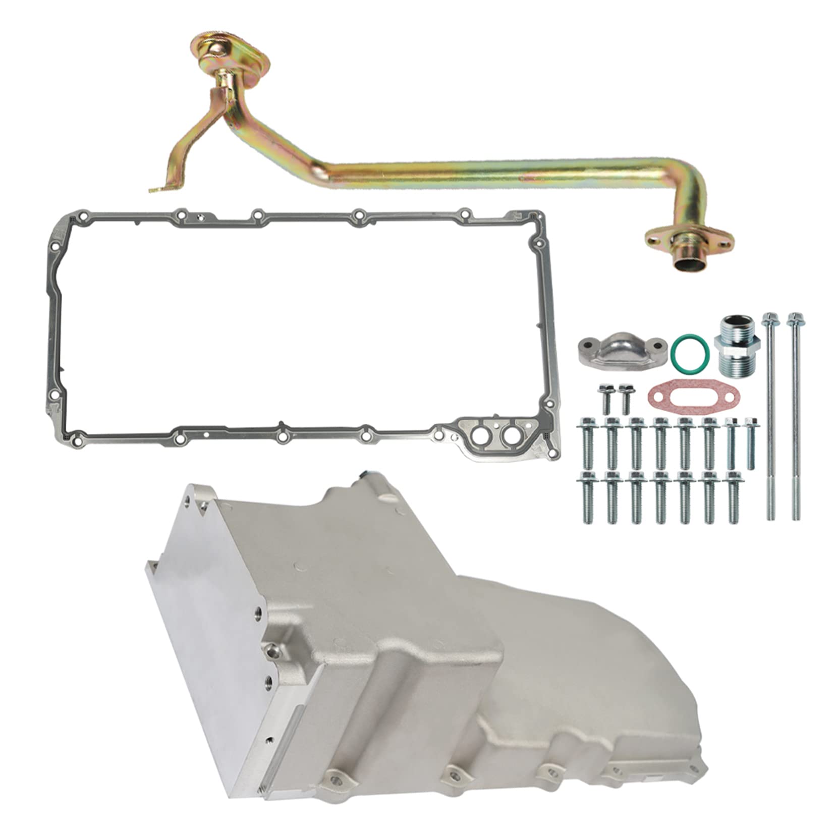 Cárter de aceite aluminio 302-1 para motores LS1 LS2 LS3 LS6 en camiones y coches clásicos 7