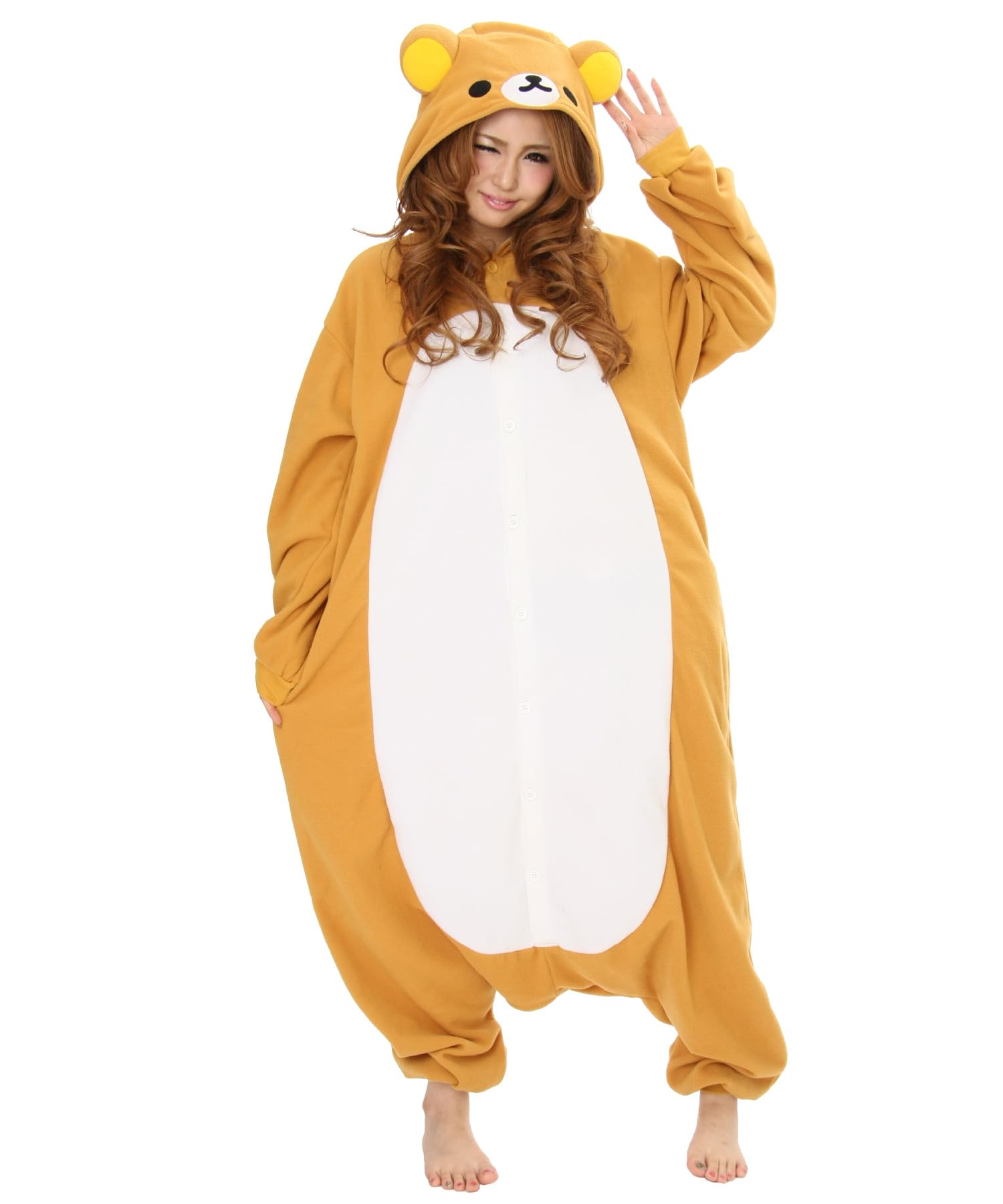 Amazon | [SAZAC] 着ぐるみ 大人用 パイル 【 リラックマ