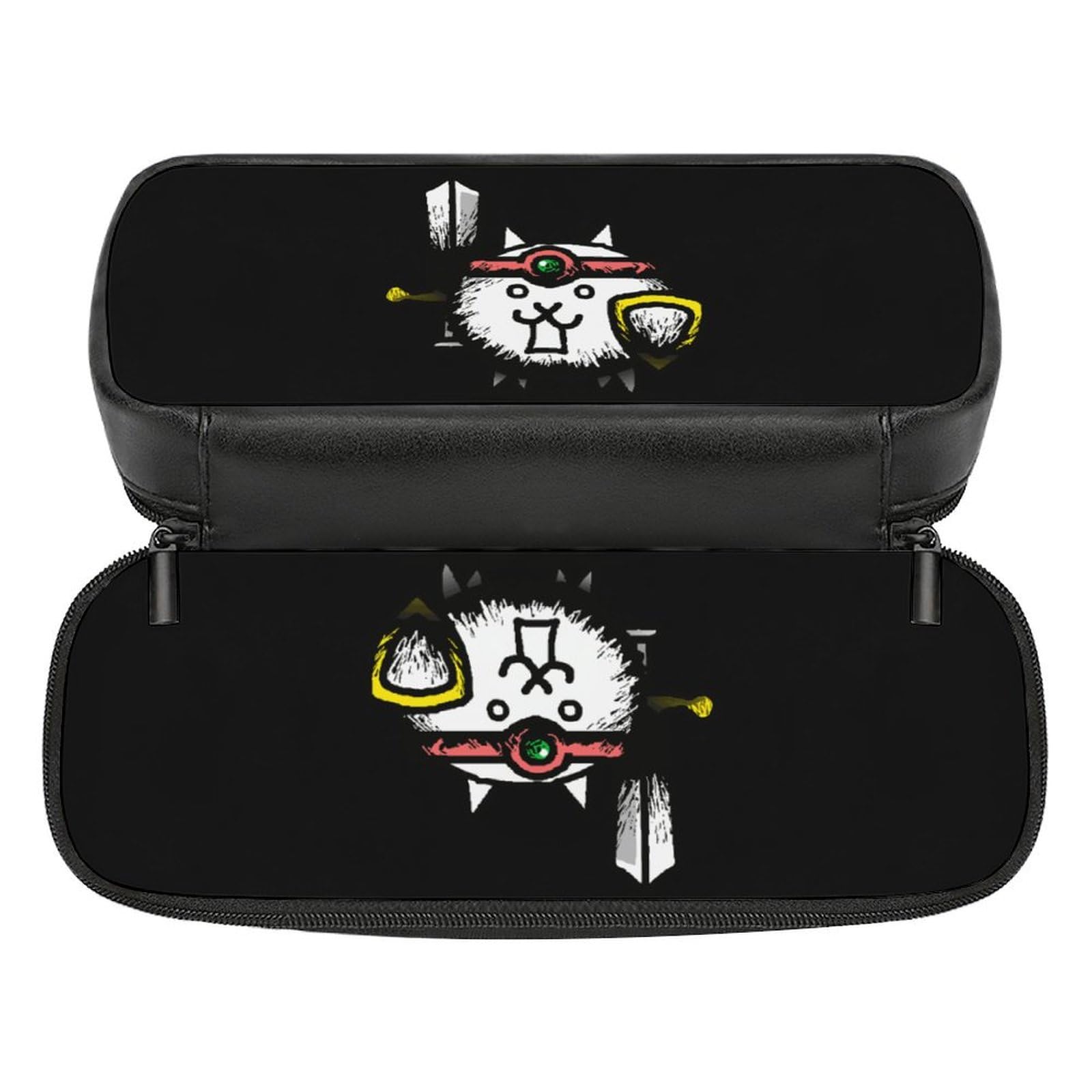 Amazon.co.jp: ペンケース 筆箱 にゃんこ大戦争 大容量 レザー 筆入れ