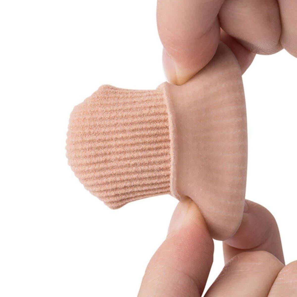 PedimendTM, guaine per dita dei piedi e punta chiusa (3 paia, 6 pezzi), protezione per dita dei piedi in gel per prevenire lo sfregamento di alluce valgo, dita a martello, calli, calli e vesciche.