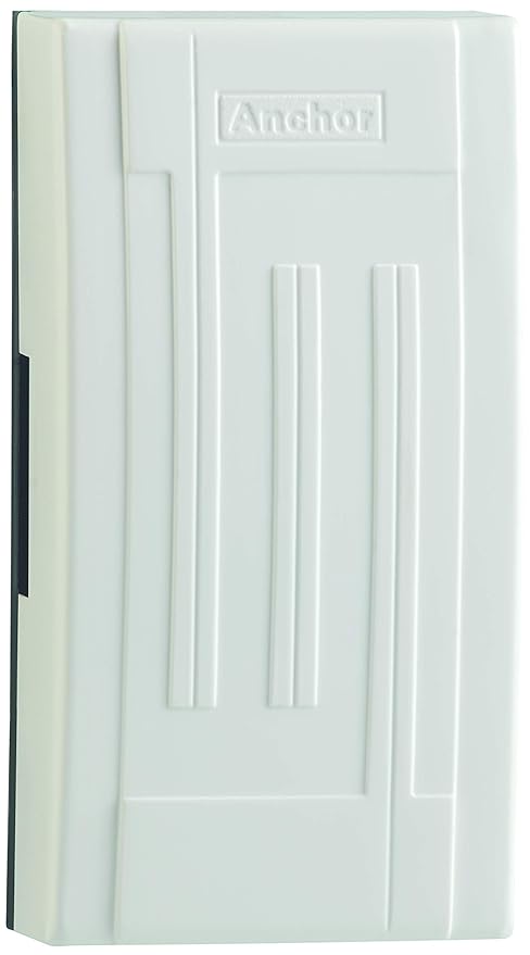 Smart Anchor Cindrella Plastic Door Bell (White) (8636)