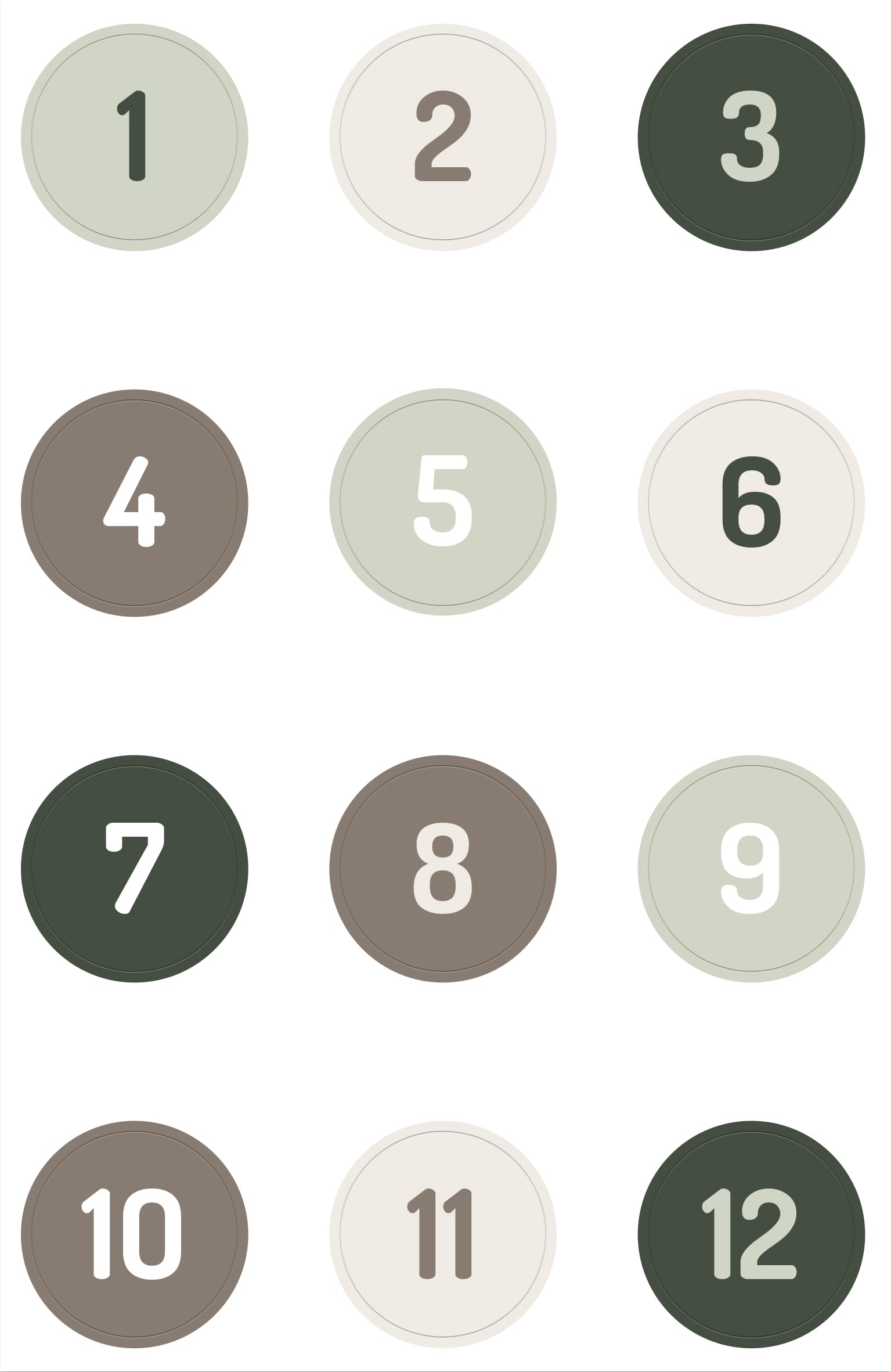 Clairefontaine 97715C kreatywny Kalendarz adwentowy: