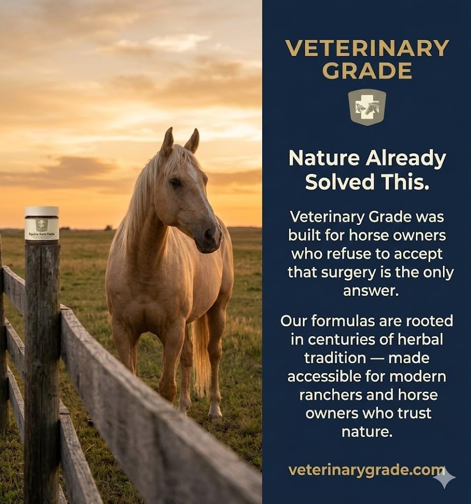 Vet Grade Horse Wellness Paste for Skin Anomalies | 1oz All-Natural Formula | Equine & Livestock Care