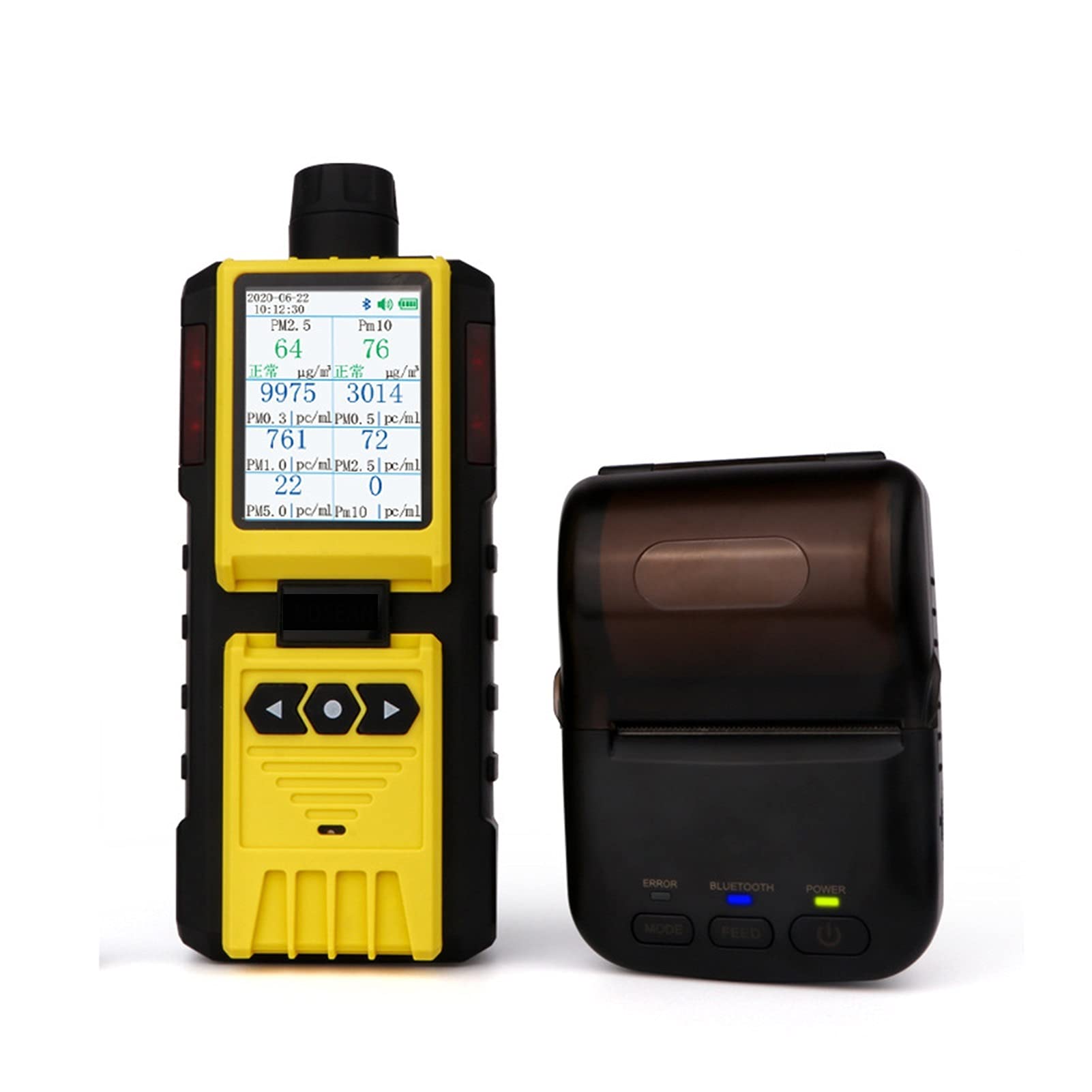 Detector de Calidad de Aire Industrial de Mano Contador de partículas de Polvo Partículas de Polvo PM2.5PM10