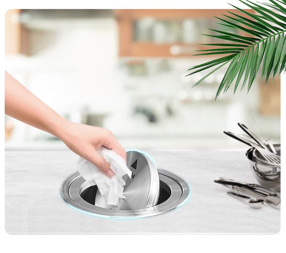 Buy Builtin Countertop Kitchen Trash Cans Trash Bin Waste Chute