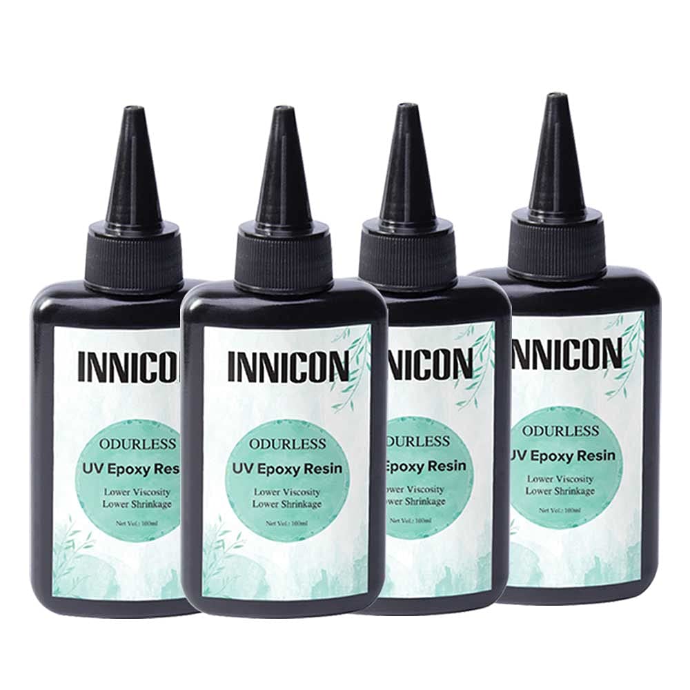 Résine époxy UV séchage rapide et anti-jaunissement 400ml pour moulage de boucles d'oreilles
