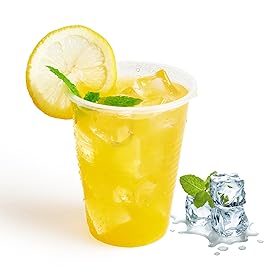 JOLLY CHEF   5 oz Clear Plastic Cups,5 Ounce Disposable Cups for Picnic, BBQ, Travel, Halloween, Christmas Parties and Events