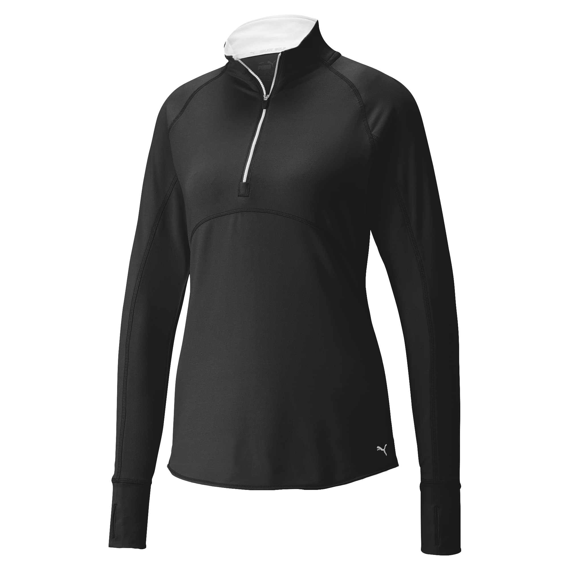 PUMA GOLF Gamer damski sweter z zamkiem 1/4, czarny PUMA Black, XL, Puma Czarny, XL