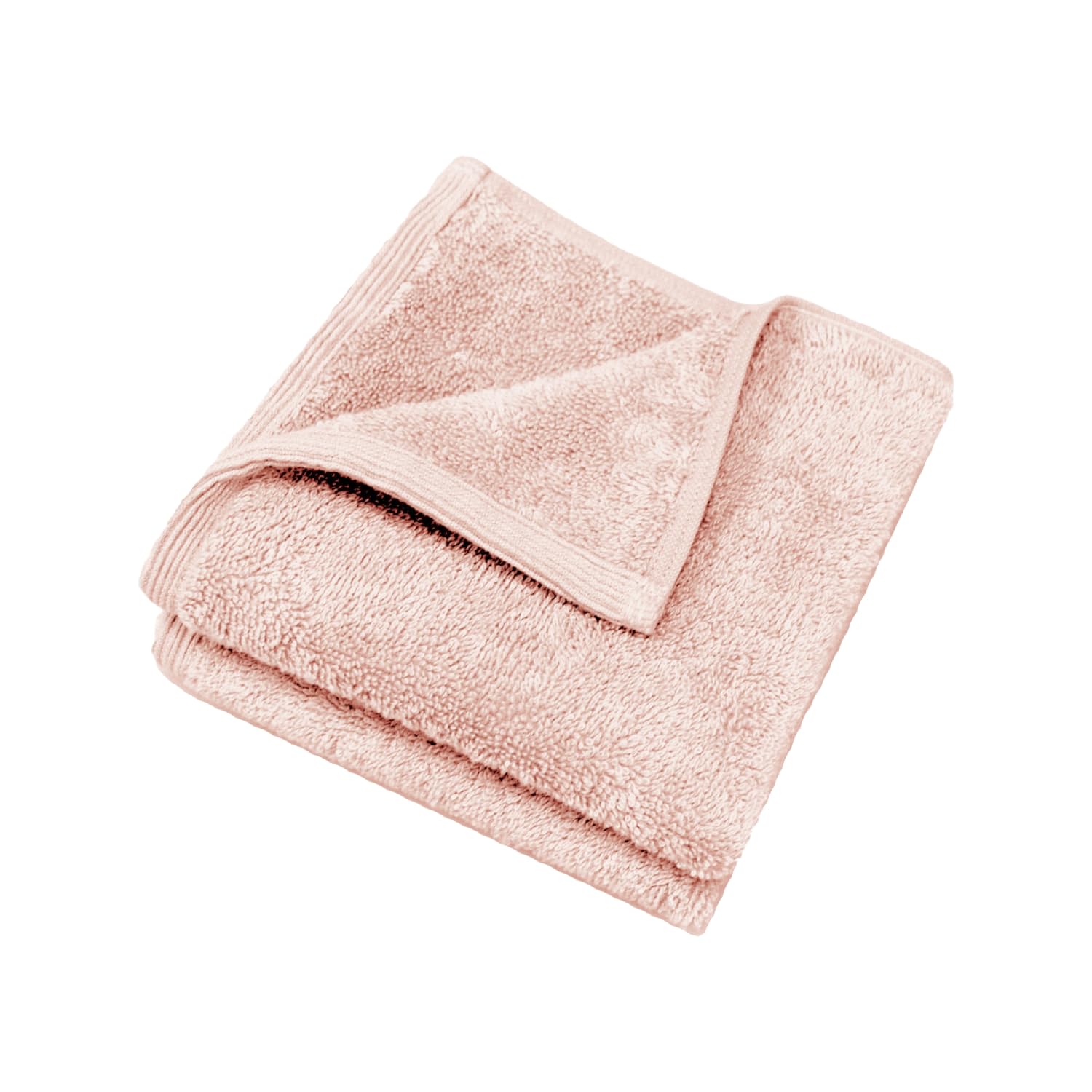 Allure Pack of 2 Bamboo Face Cloths 30 x 30cm – Luxury Super Soft Hypo-Allergenic Plush 550GSM Pair of Flannel Towels (Blush Pink) — image 1