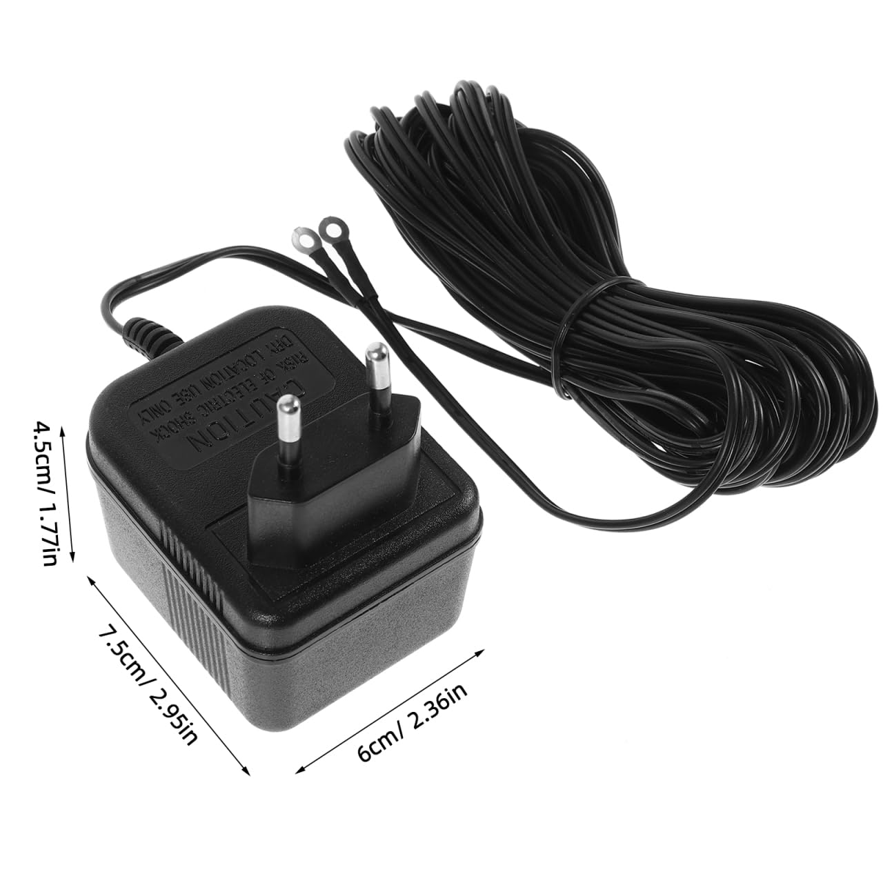 VILLCASE 24V/500mAh Doorbell Transformer, Twinkle Video Doorbell Current Stable Power Supply and Long Cable for Flexible Installation